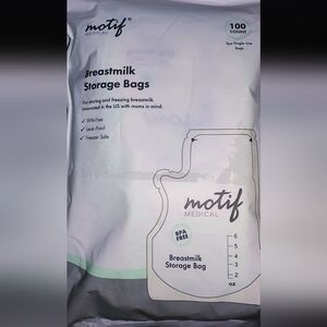 Motif Medical Breastmilk Storage Bags 100 Count New Never Opened